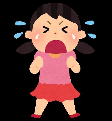 泣く女の子